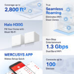 MERCUSYS Mesh Wi-Fi System Halo H30G