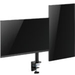 BRATECK βάση γραφείου LDT57-C02 για 2 οθόνες 17"-32"