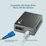 TP-LINK Gigabit Single-Mode Media Converter MC210CS