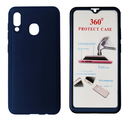 POWERTECH Θήκη Body 360° με Tempered Glass για Samsung A20