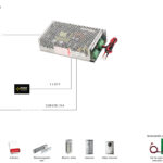 PULSAR τροφοδοτικό PSB-12V10A
