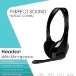 POWERTECH Headphones με μικρόφωνο PT-734 105dB