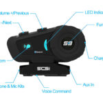 SCSETC ενδοεπικοινωνία μηχανής S-9 με Bluetooth