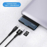 USAMS USB hub US-SJ491 με card reader