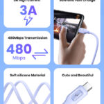 USAMS καλώδιο USB-C σε USB US-SJ619