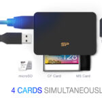 SILICON POWER card reader U3 για SD/microSD/MMC/CF/MS