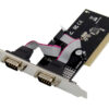 POWERTECH κάρτα επέκτασης PCI σε 2x serial ST320