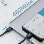 CT-CM100-PB1 CABLETIME καλώδιο USB-C CT-CM100 E-mark