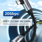 CABLETIME καλώδιο USB-C CT-CMCML-AG1