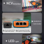 PROSKIT tester καλωδίων δικτύου MT-7029N για RJ45/11/12