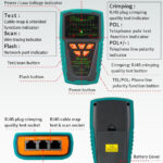 PROSKIT tester καλωδίων δικτύου MT-7029N για RJ45/11/12