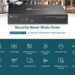 TP-LINK NVR καταγραφικό VIGI NVR1004H-4P