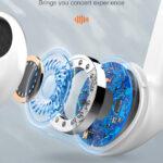 LDNIO earphones με θήκη φόρτισης T03