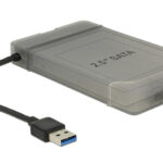 DELOCK αντάπτορας USB σε SATA 62742 με θήκη για 2.5" HDD/SSD