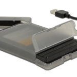 DELOCK αντάπτορας USB σε SATA 62742 με θήκη για 2.5" HDD/SSD