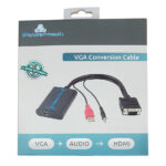 POWERTECH αντάπτορας VGA/USB/3.5mm σε HDMI CAB-H070