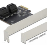 DELOCK κάρτα επέκτασης PCIe σε 4x SATA 90010