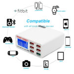 USB φορτιστής 6 θέσεων με LCD monitor BST-U3