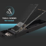 SILICON POWER θήκη για M.2 PCIe NVMe/SATA SSD PD60