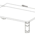 BRATECK Επιτραπέζια βάση AMS-6 για οθόνη 17"-32"
