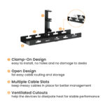 BRATECK cable management γραφείου CC11-10-1