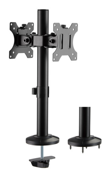 BRATECK βάση γραφείου για 2x οθόνες LDT40-G02