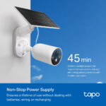 TP-LINK smart ηλιακή κάμερα Tapo C425 KIT