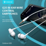 CELEBRAT earphones με μικρόφωνο G25