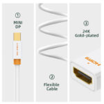 CABLETIME αντάπτορας mini DisplayPort σε HDMI CT-02G4K
