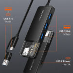 CABLETIME USB hub CT-HUBT3-PB