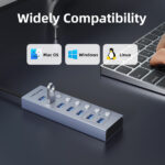 CABLETIME USB hub CT-HUBU7-AG