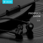 CELEBRAT earphones με μικρόφωνο G19