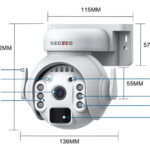 SECTEC smart ηλιακή κάμερα ST-515C-3M-5W