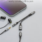 GOOBAY αντάπτορας USB-C σε 3.5mm & USB-C 74524