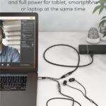 GOOBAY αντάπτορας USB-C σε 3.5mm & USB-C 74524