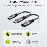 GOOBAY αντάπτορας USB-C σε 3.5mm & USB-C 74524