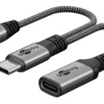 GOOBAY αντάπτορας USB-C σε 3.5mm & USB-C 74524