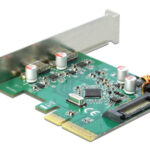 DELOCK κάρτα επέκτασης PCI Express x4 σε 2x USB-C 90397