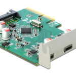 DELOCK κάρτα επέκτασης PCI Express x4 σε 2x USB-C 90397
