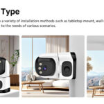 VSTARCAM smart κάμερα CS995M με ανιχνευτή καπνού/αερίου