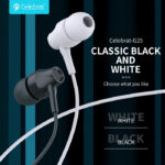 CELEBRAT earphones με μικρόφωνο G25