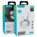 CELEBRAT earphones με θήκη φόρτισης W61