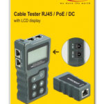 DELOCK tester καλωδίων με οθόνη 63110