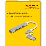 DELOCK USB hub 64214
