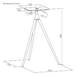 BRATECK βάση projector δαπέδου PRB-24
