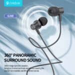 CELEBRAT earphones με μικρόφωνο G38