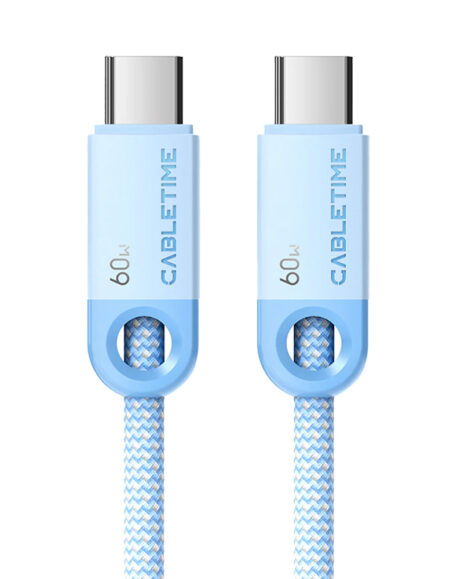 CABLETIME καλώδιο USB-C CT-CM60-PBW