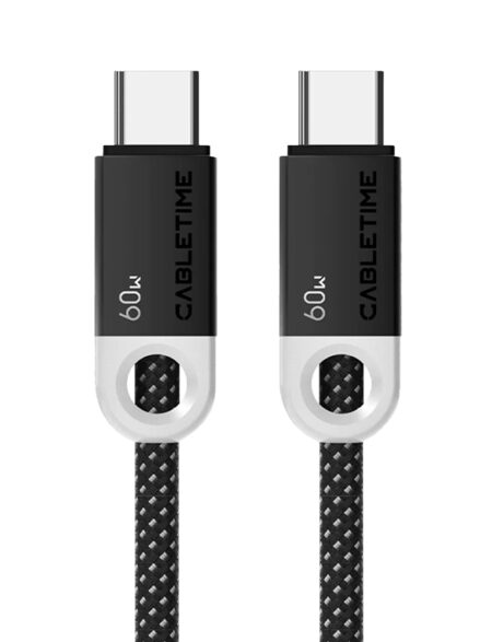 CABLETIME καλώδιο USB-C CT-CM60-PBW