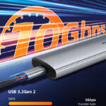 CABLETIME θήκη για M.2 NVMe/SATA SSD CT-SSD03-AG tool free