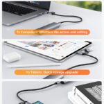 CABLETIME θήκη για M.2 NVMe/SATA SSD CT-SSD03-AG tool free
